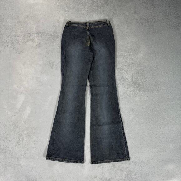 Angels Dark Wash Flare Jeans Y2K 2000s - Size: 3 - Picture 8 of 11
